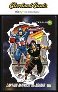 1992 Impel Marvel Universe #80 Captain America and Nomad