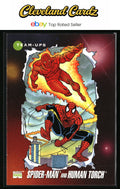 1992 Impel Marvel Universe #71 Spider-Man and Human Torch