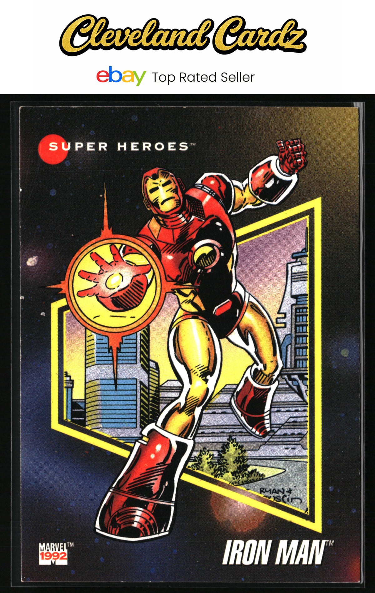 1992 Impel Marvel Universe #62 Iron Man