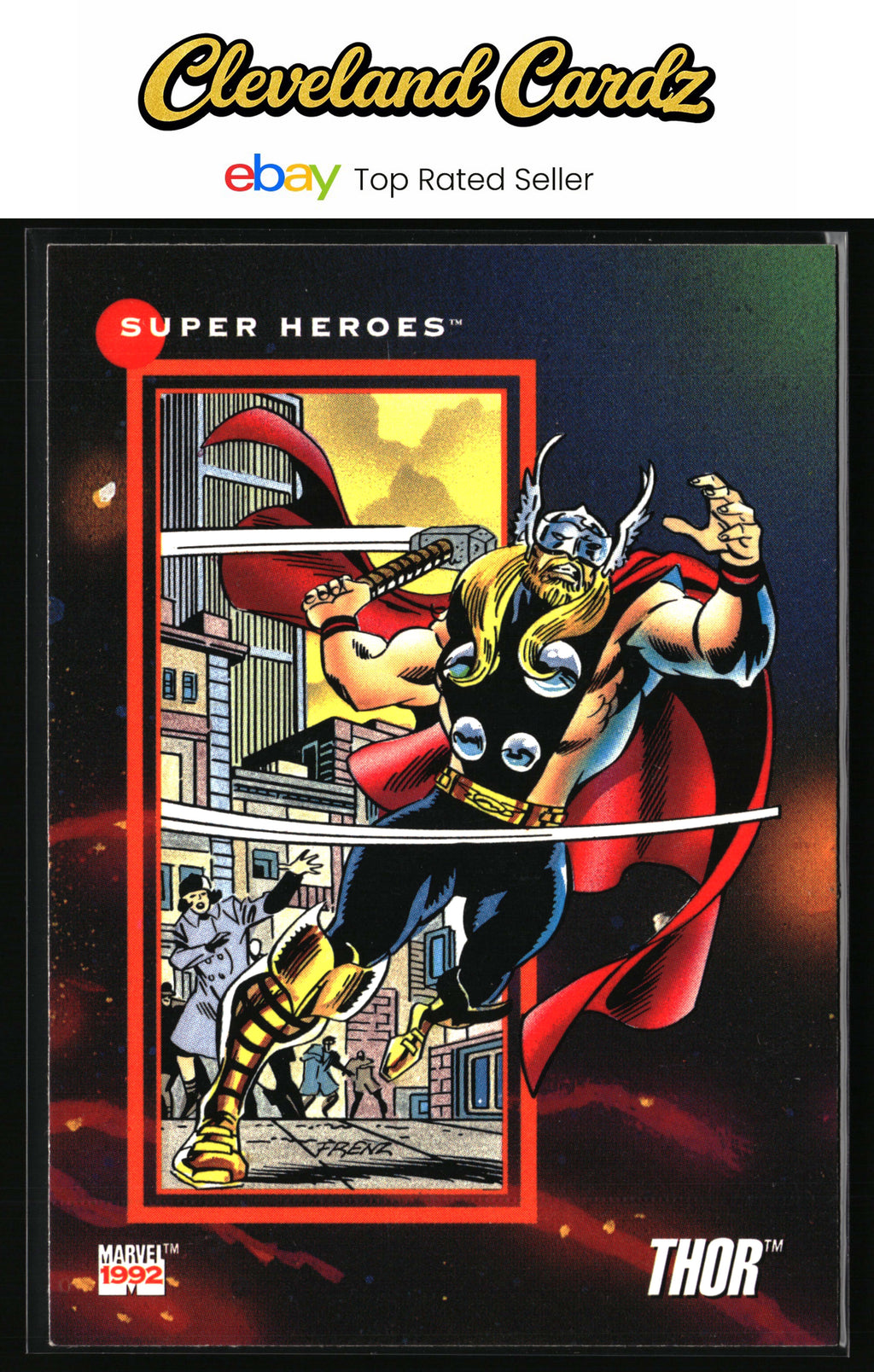 1992 Impel Marvel Universe #48 Thor