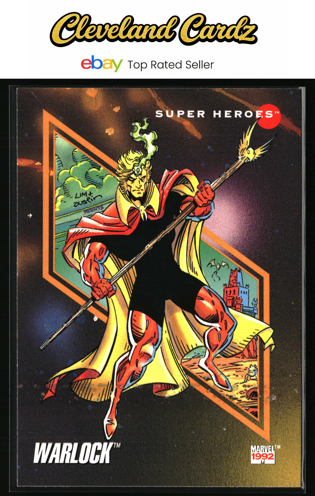 1992 Impel Marvel Universe #36 Warlock