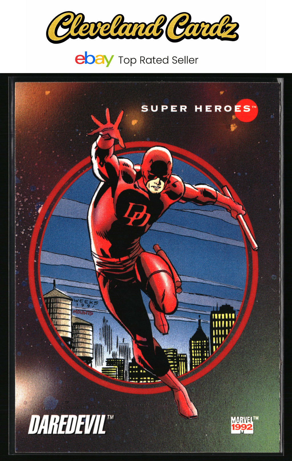 1992 Impel Marvel Universe #20 Daredevil