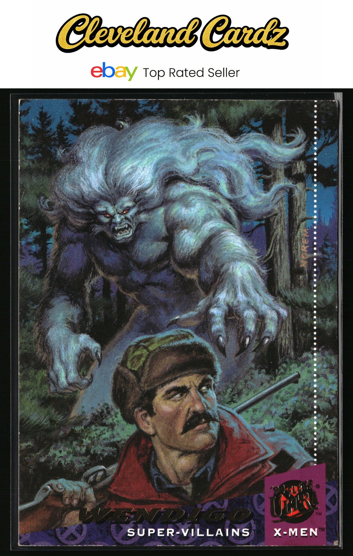1994 Ultra X-Men #77 Wendigo