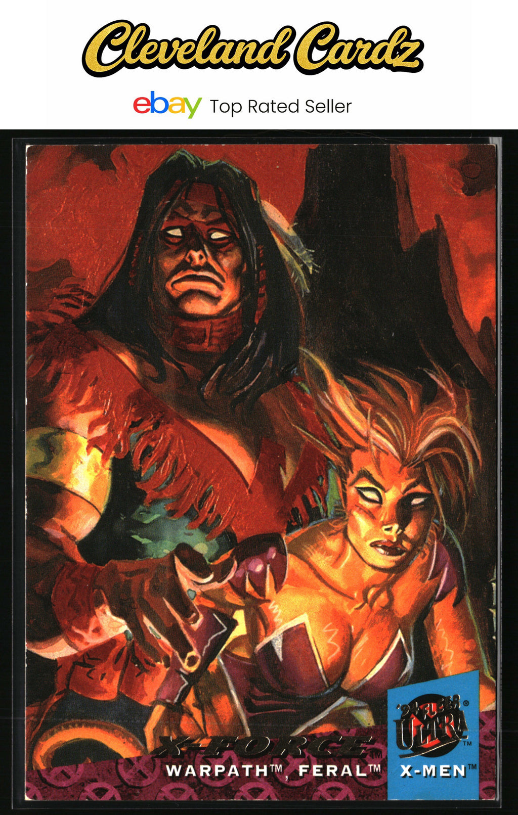 1994 Ultra X-Men #115 Warpath, Feral