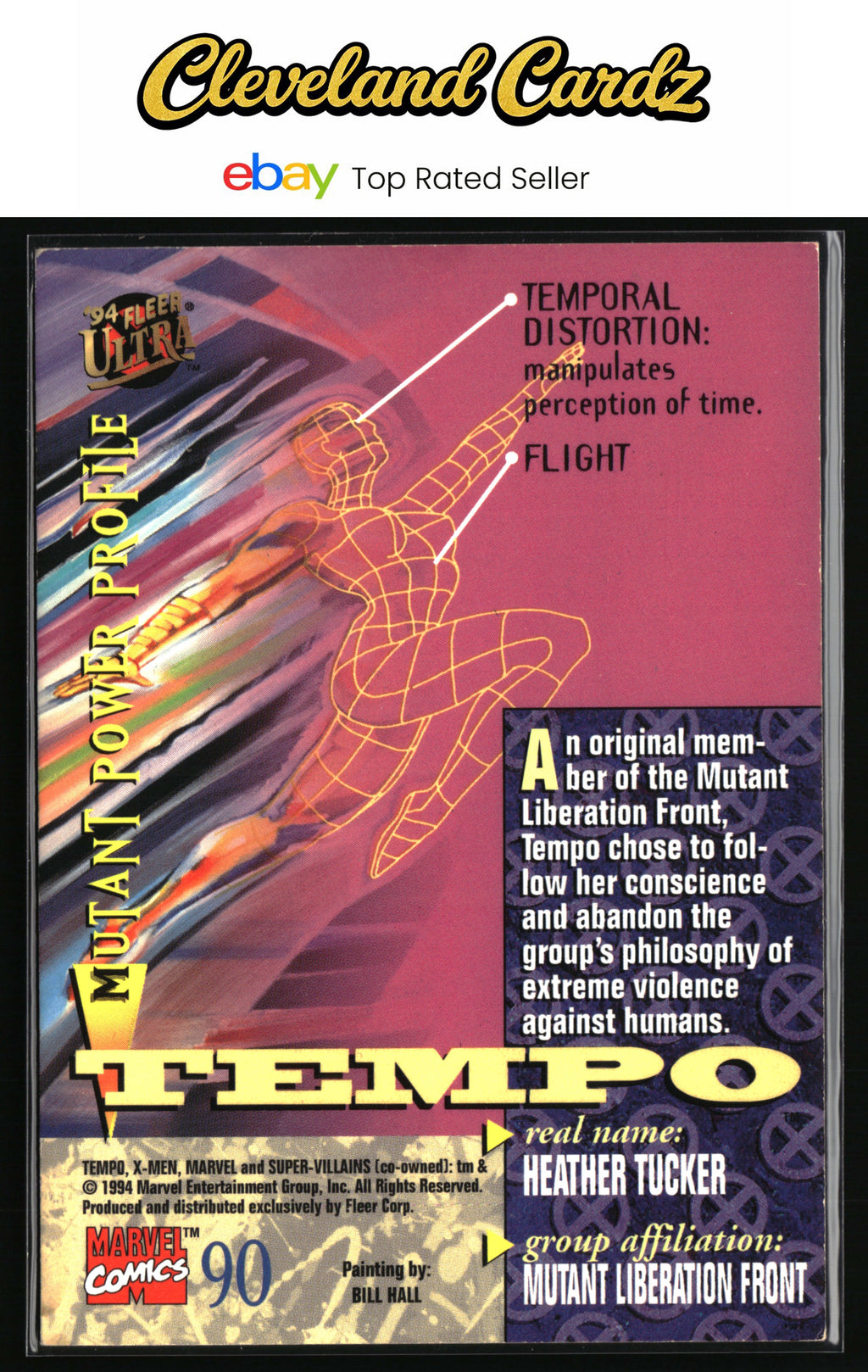 1994 Ultra X-Men #90 Tempo