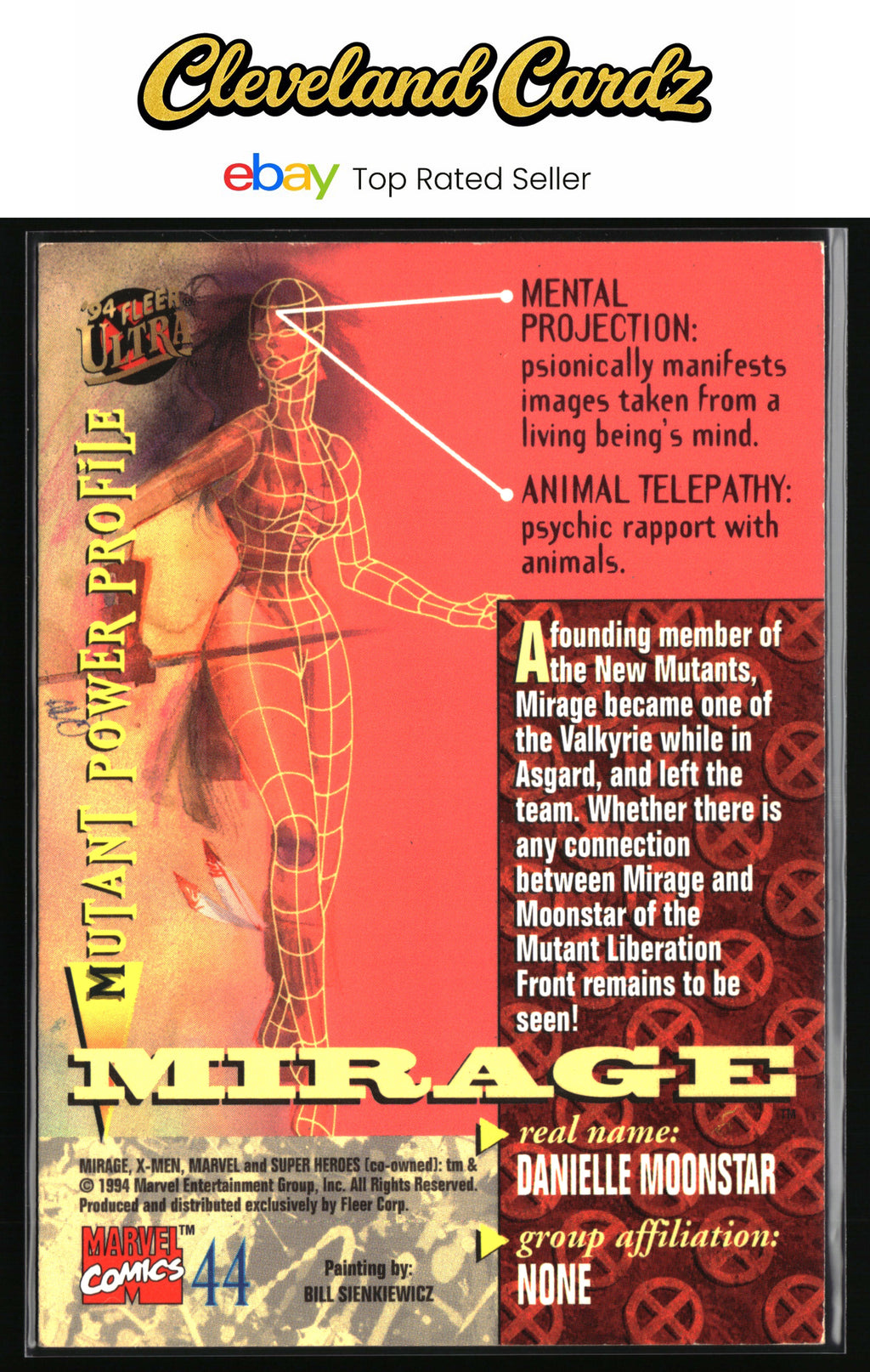 1994 Ultra X-Men #44 Mirage
