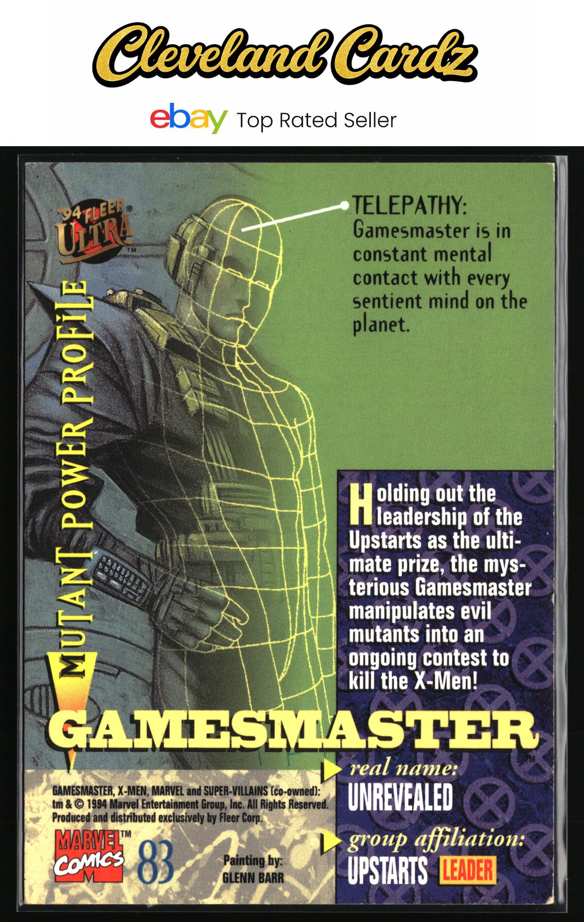 1994 Ultra X-Men #83 Gamesmaster