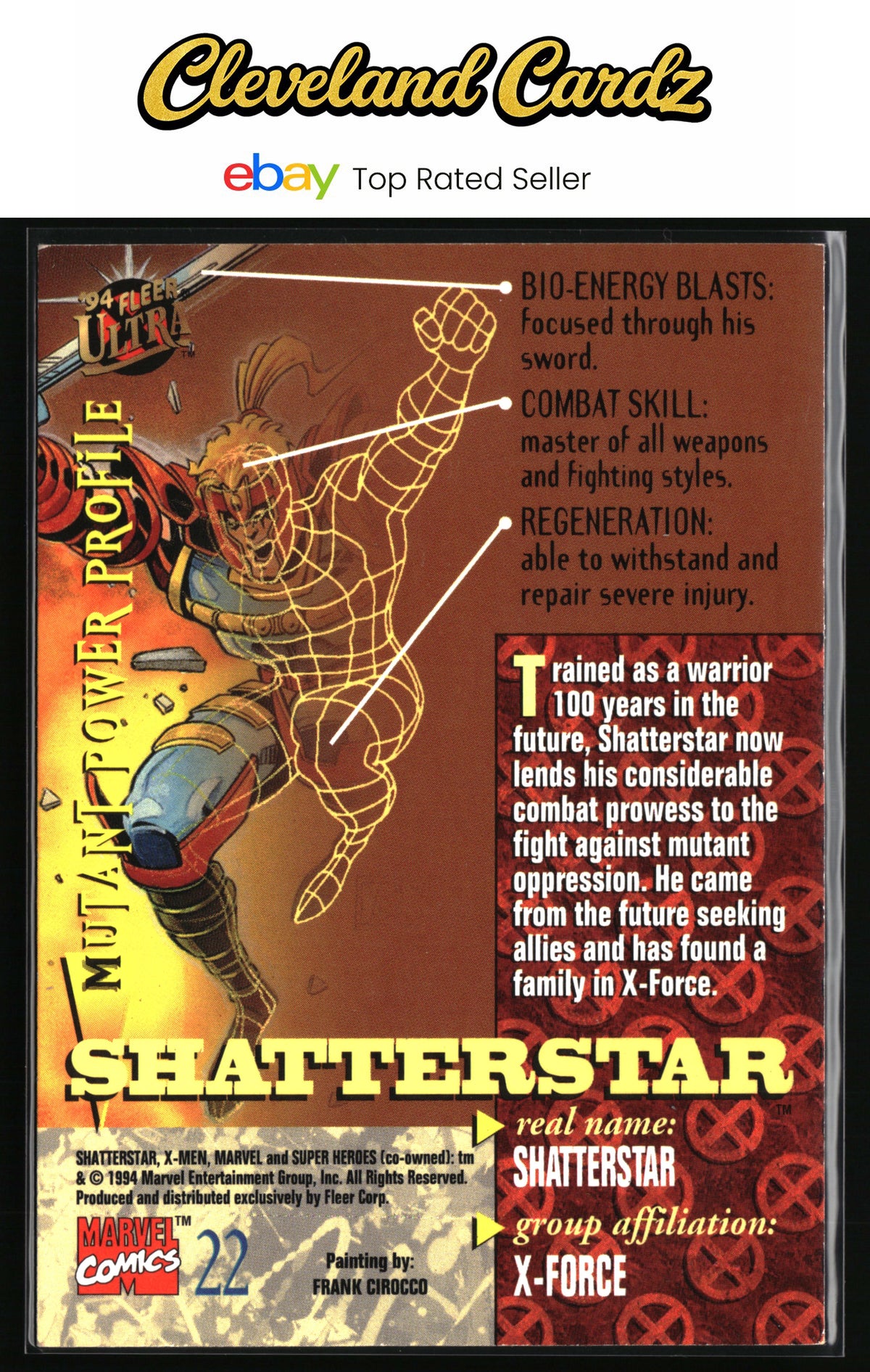 1994 Ultra X-Men #22 Shatterstar