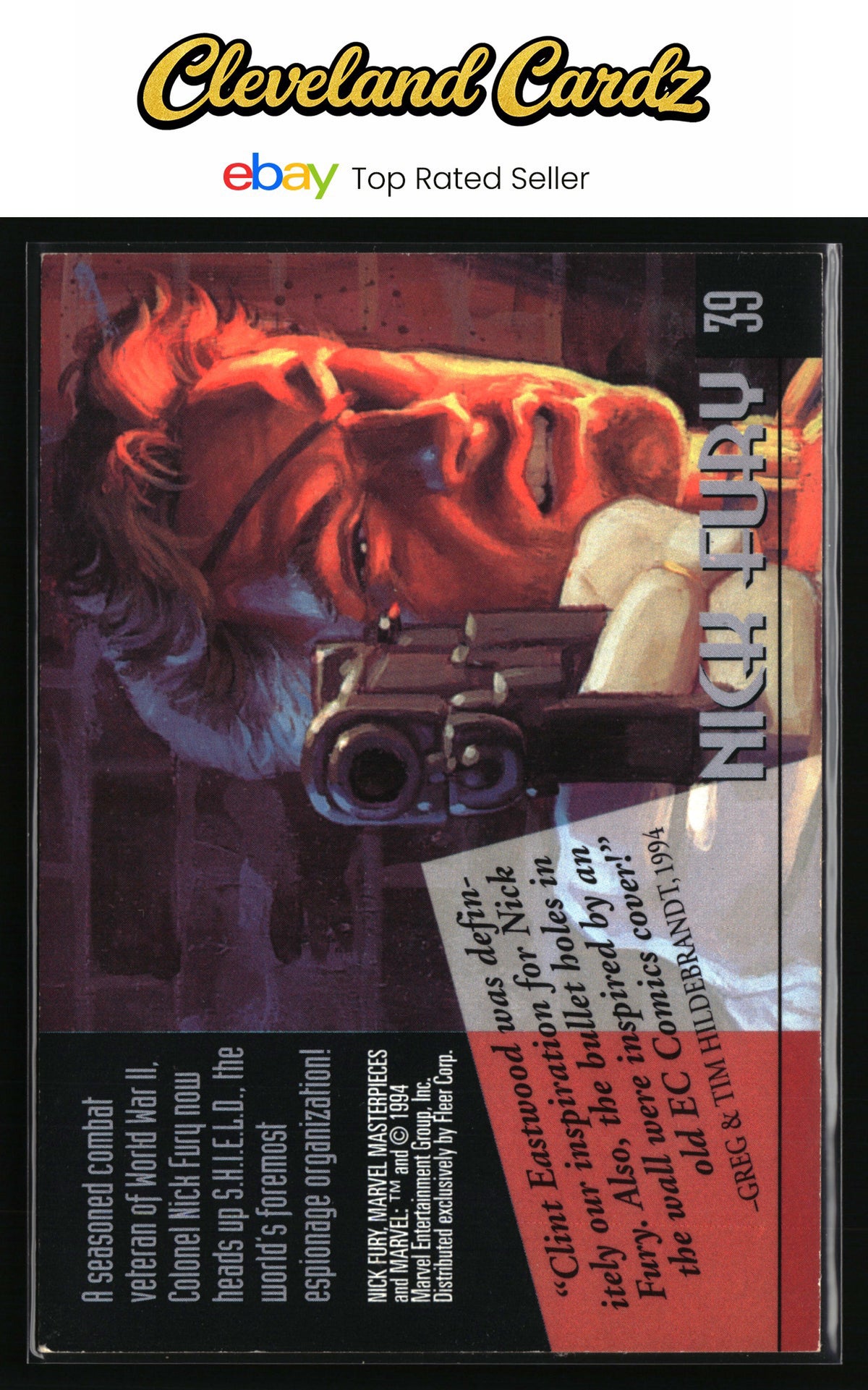 1994 Fleer Marvel Masterpieces Hildebrandt Brothers #39 Nick Fury