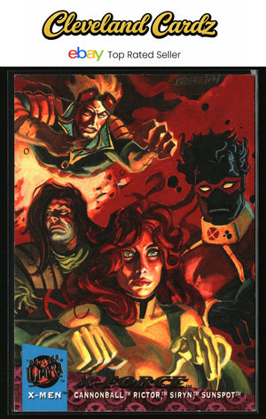 1994 Ultra X-Men #117 Cannonball, Rictor, Siryn, Sunspot