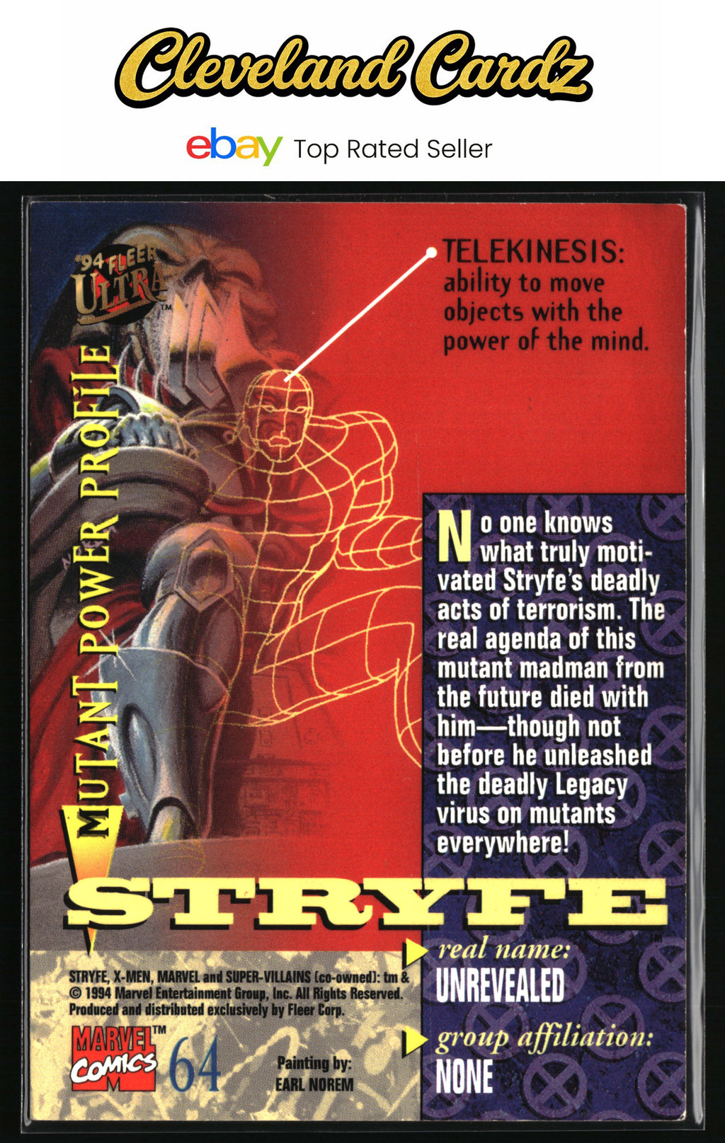 1994 Ultra X-Men #64 Stryfe