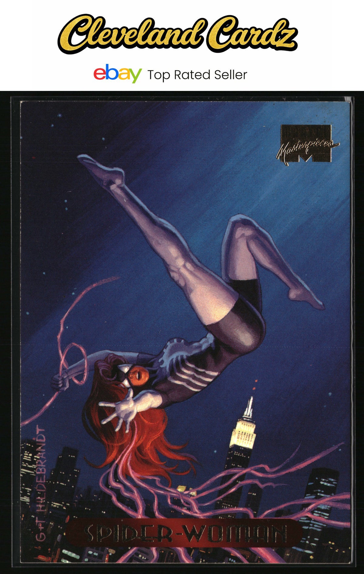 1994 Fleer Marvel Masterpieces Hildebrandt Brothers #117 Spider-Woman