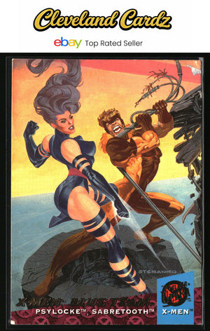 1994 Ultra X-Men #112 Psylocke, Sabretooth