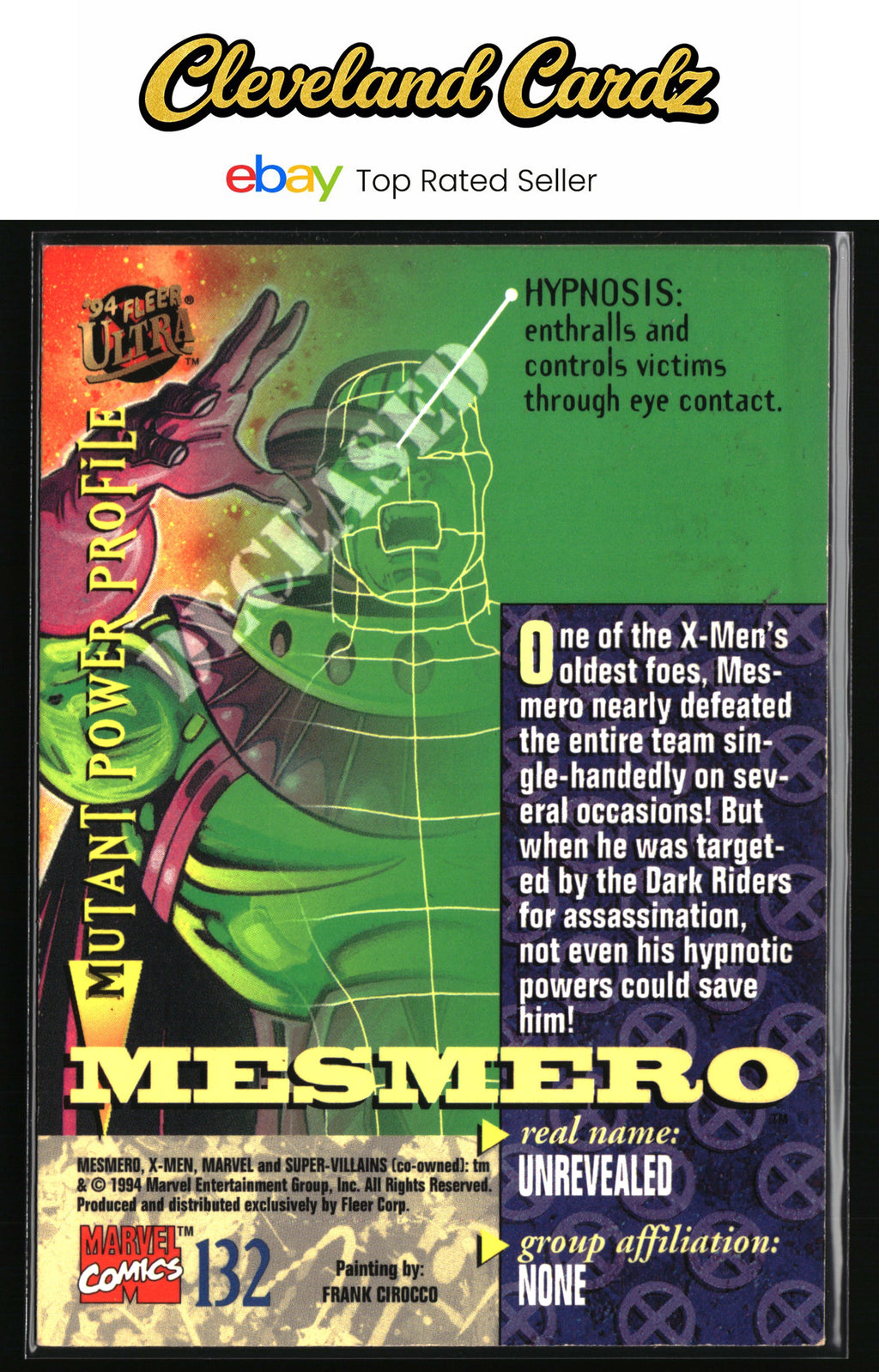 1994 Ultra X-Men #132 Mesmero
