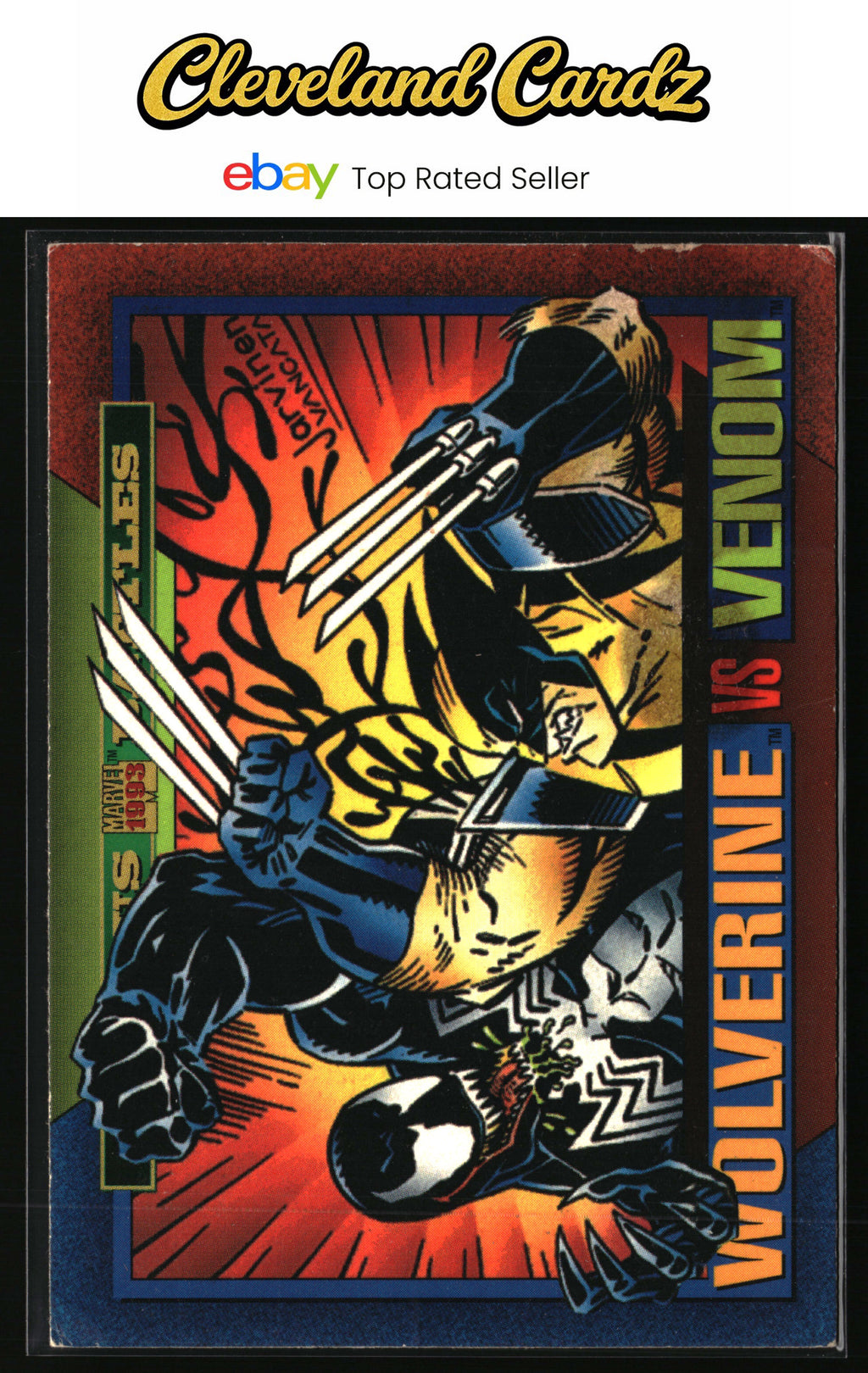 1993 SkyBox Marvel Universe #164 Wolverine / Venom