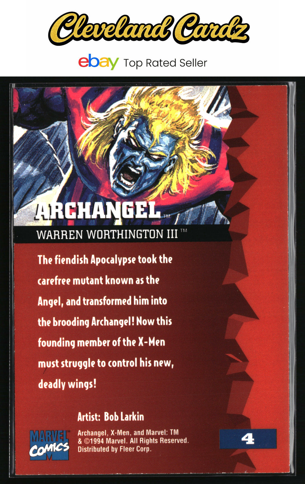 1995 Fleer Ultra X-Men #4 Archangel