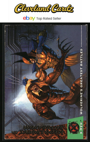 1994 Ultra X-Men #137 Wolverine vs. Sabretooth
