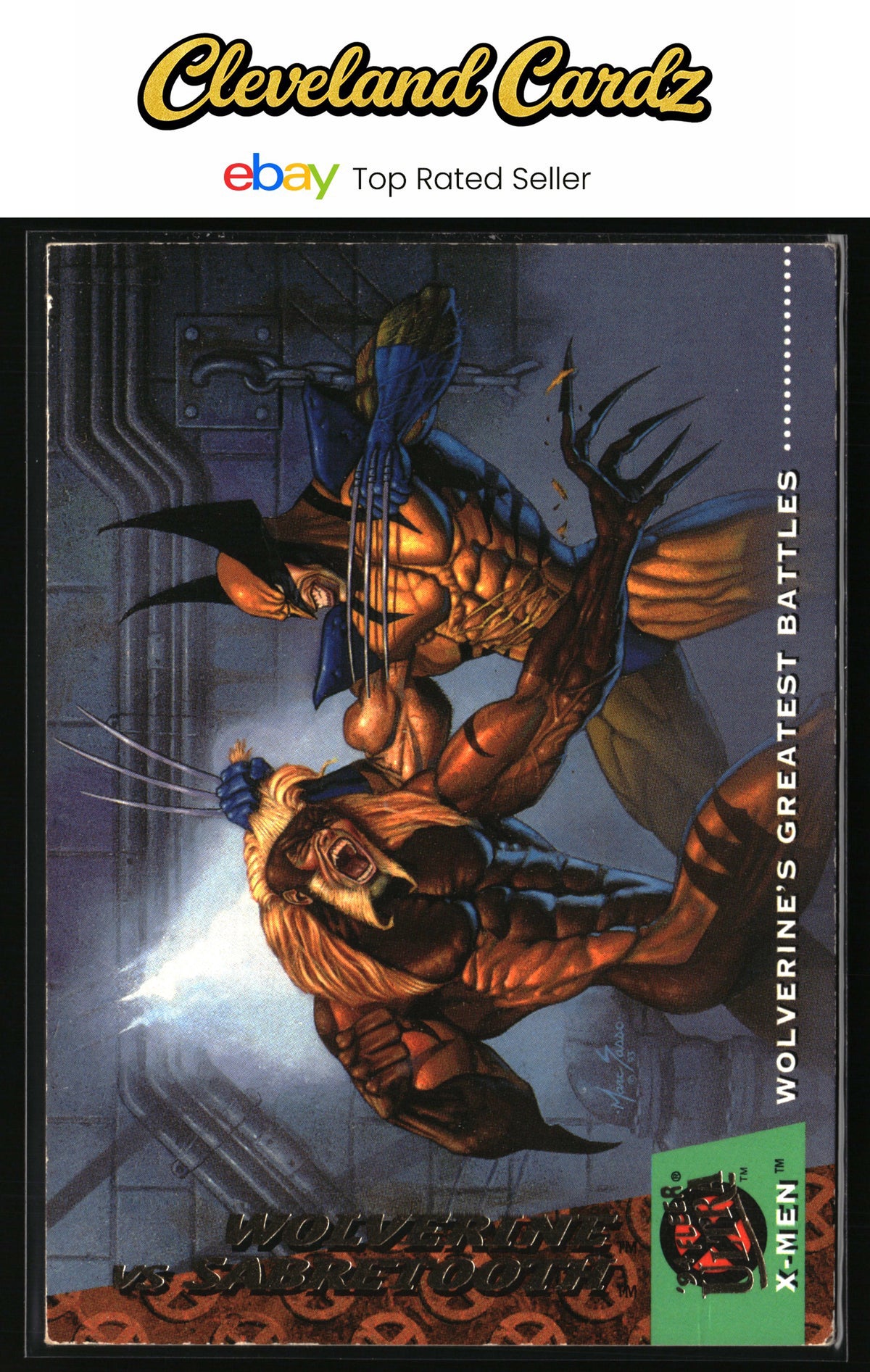 1994 Ultra X-Men #137 Wolverine vs. Sabretooth