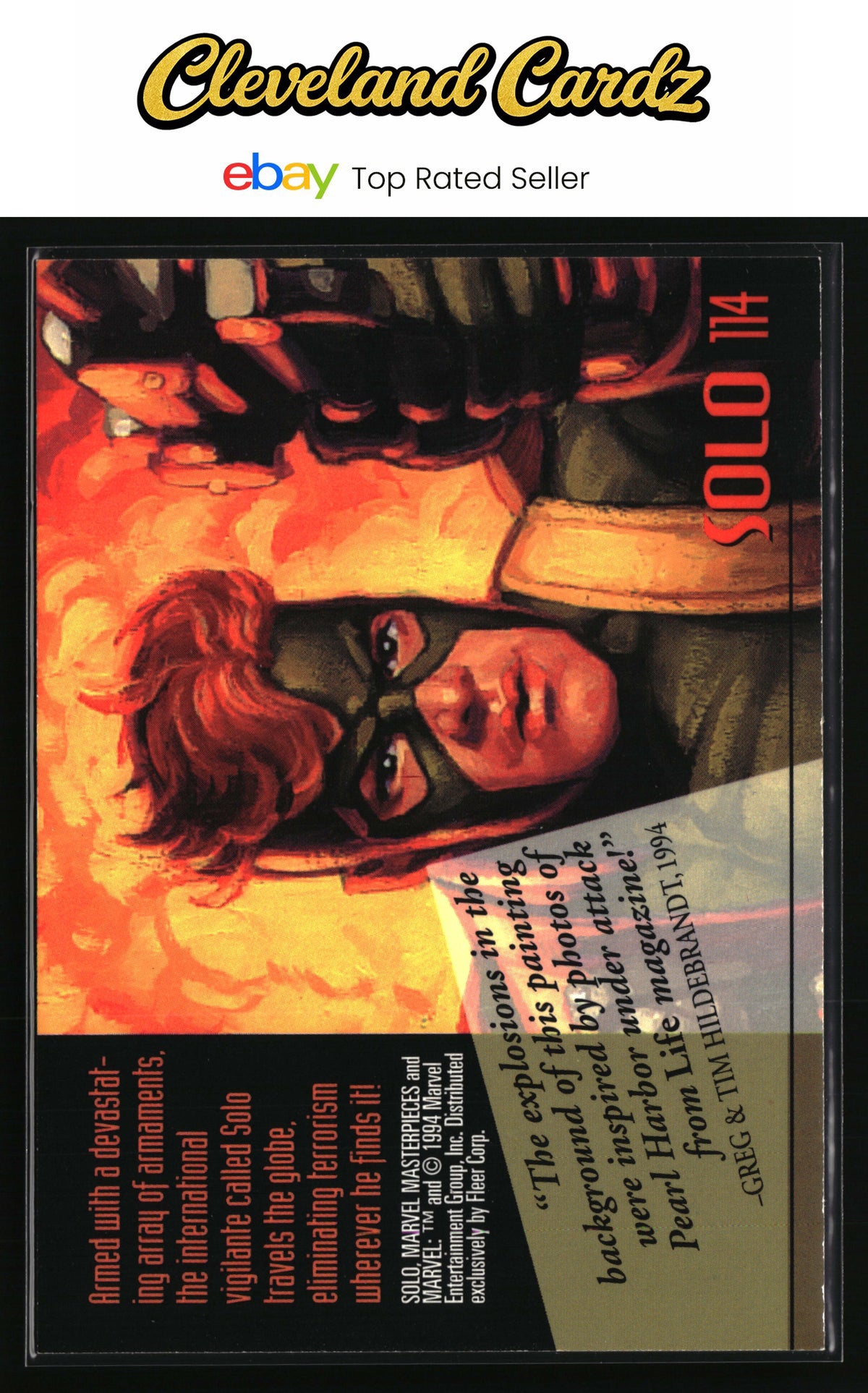 1994 Fleer Marvel Masterpieces Hildebrandt Brothers #114 Solo