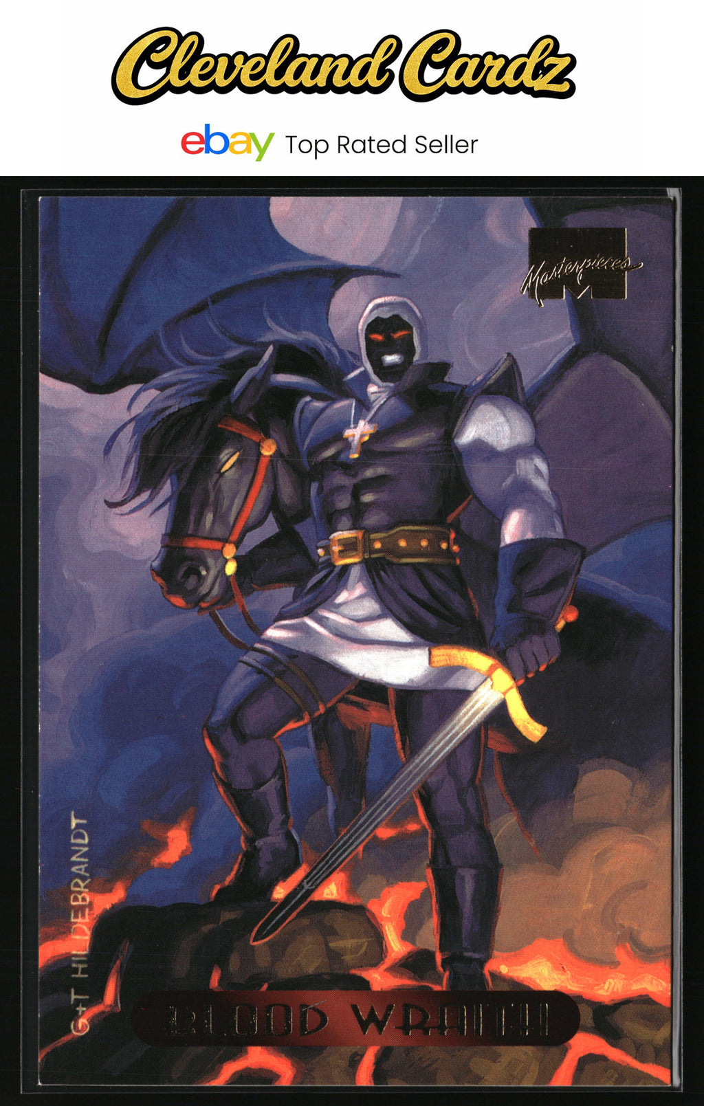 1994 Fleer Marvel Masterpieces Hildebrandt Brothers #14 Blood Wraith