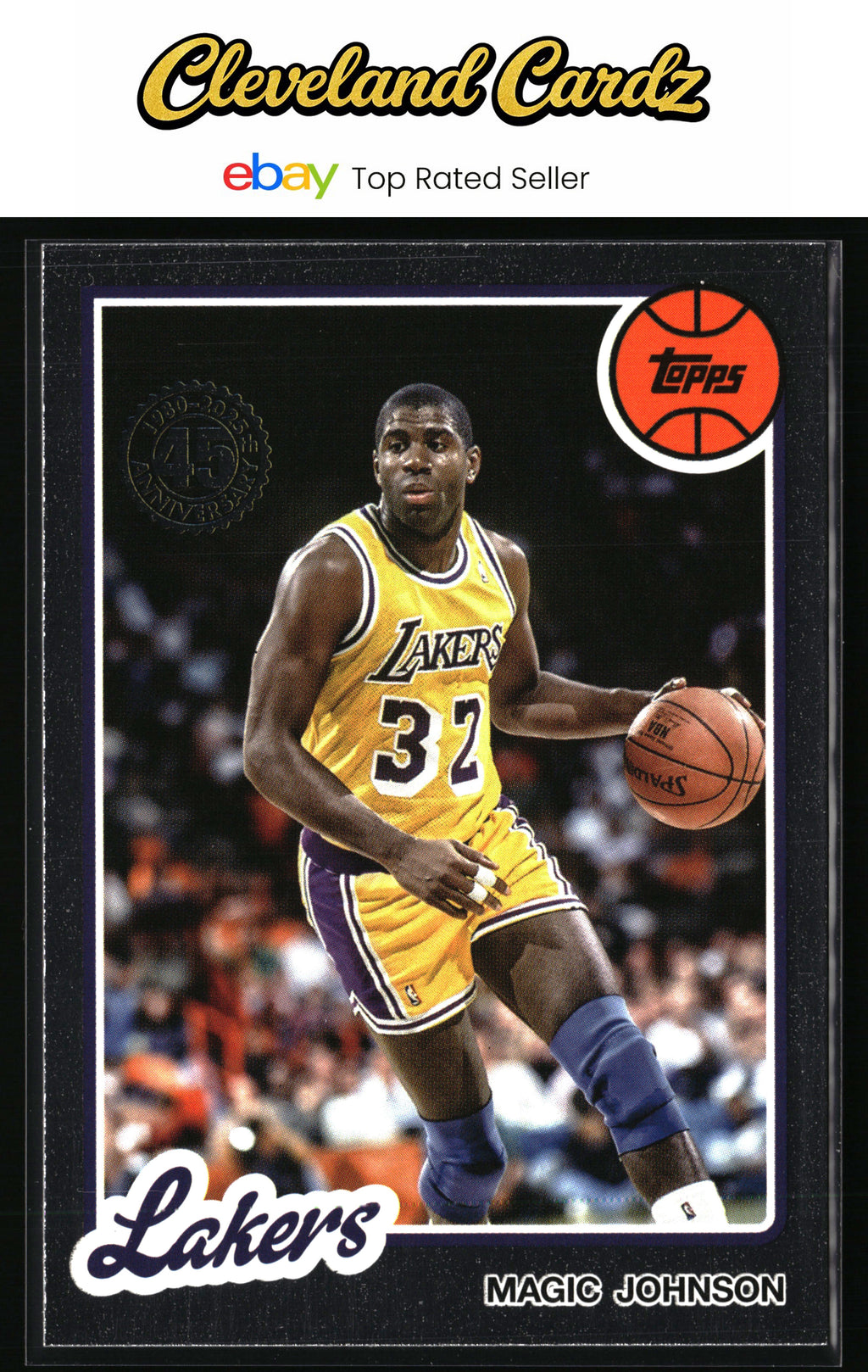 2025-26 Topps #80BK-3 Magic Johnson 1980-81 Topps Basketball