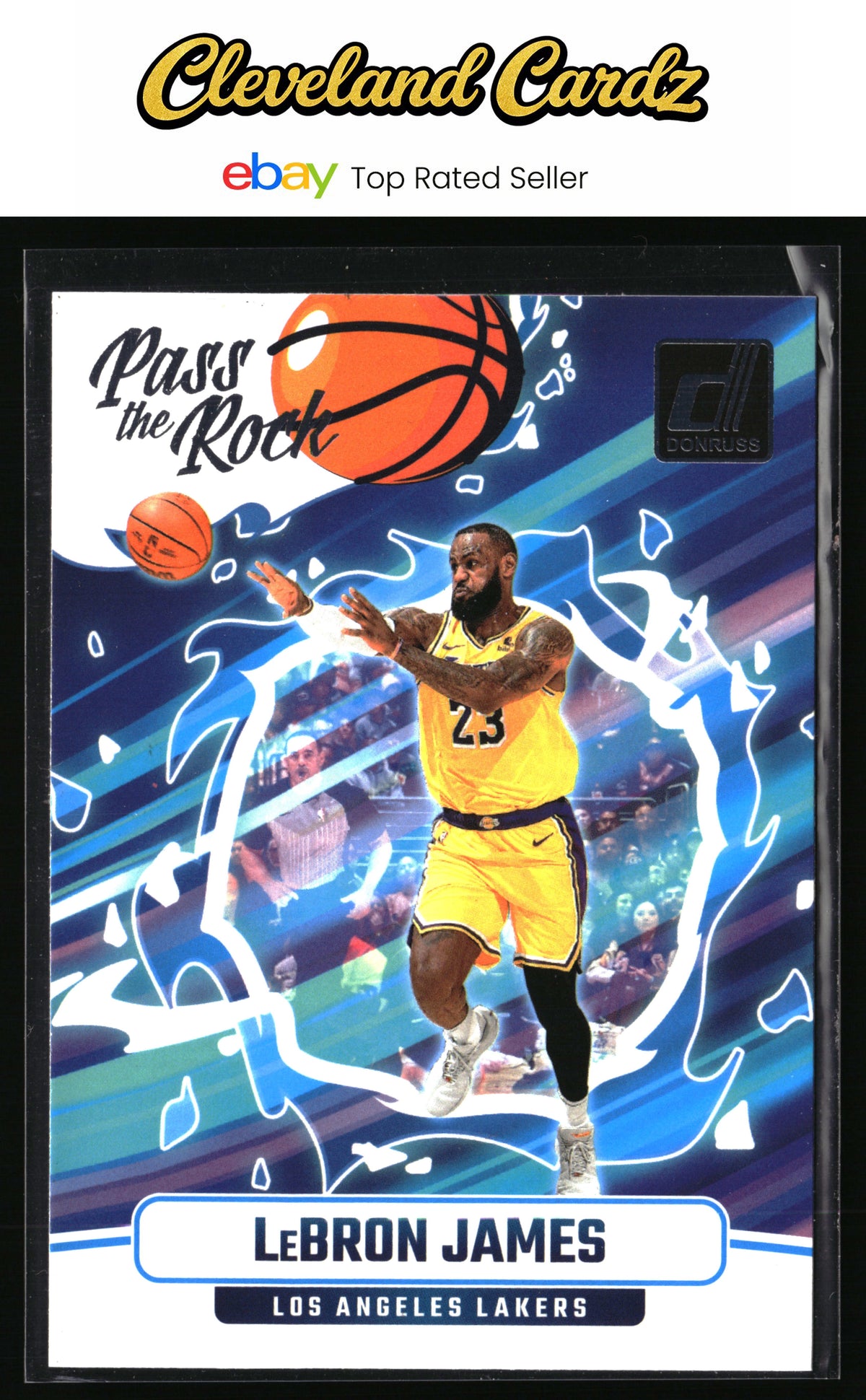2024-25 Donruss #4 LeBron James Pass the Rock