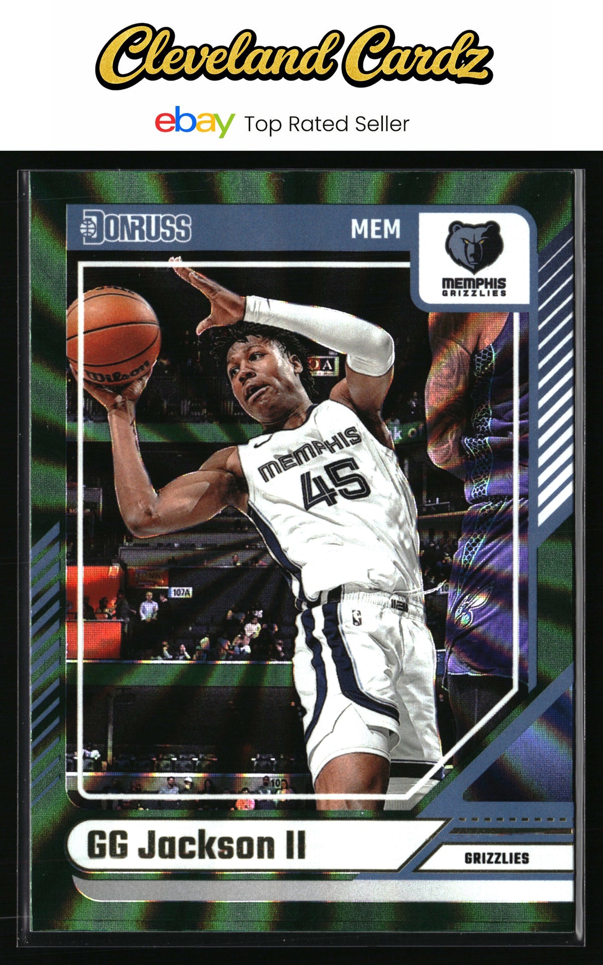 2024-25 Donruss #164 GG Jackson II Holo Green Laser