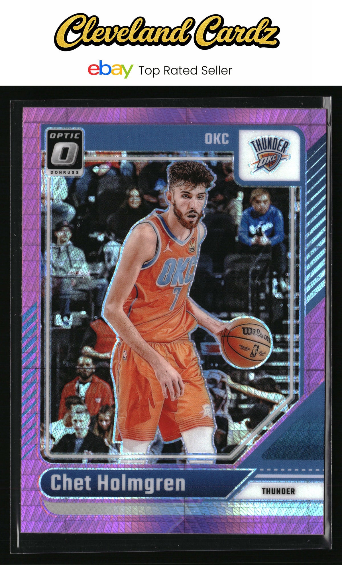 2024-25 Donruss Optic #23 Chet Holmgren Hyper Pink
