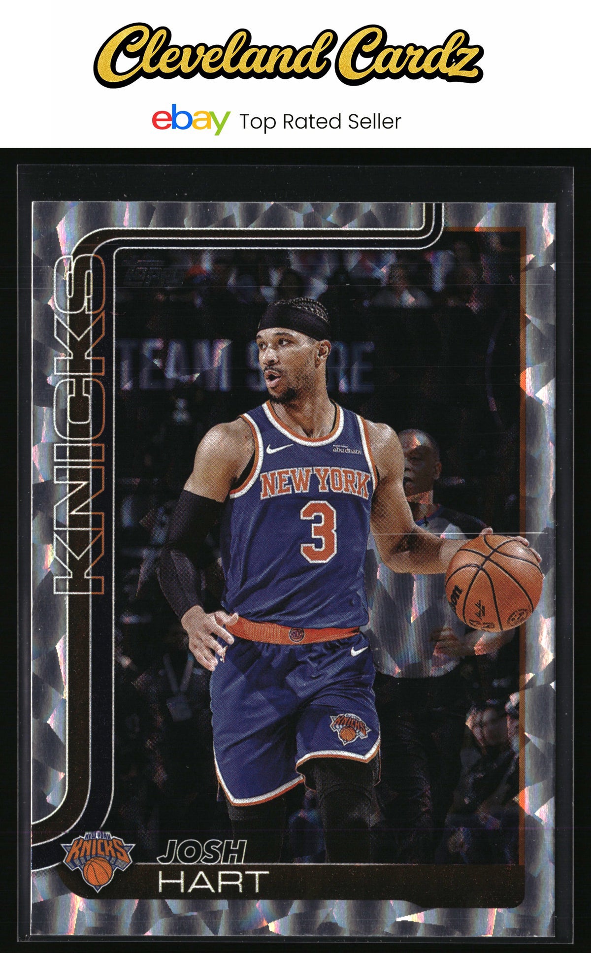2025-26 Topps #16 Josh Hart Crackleboard