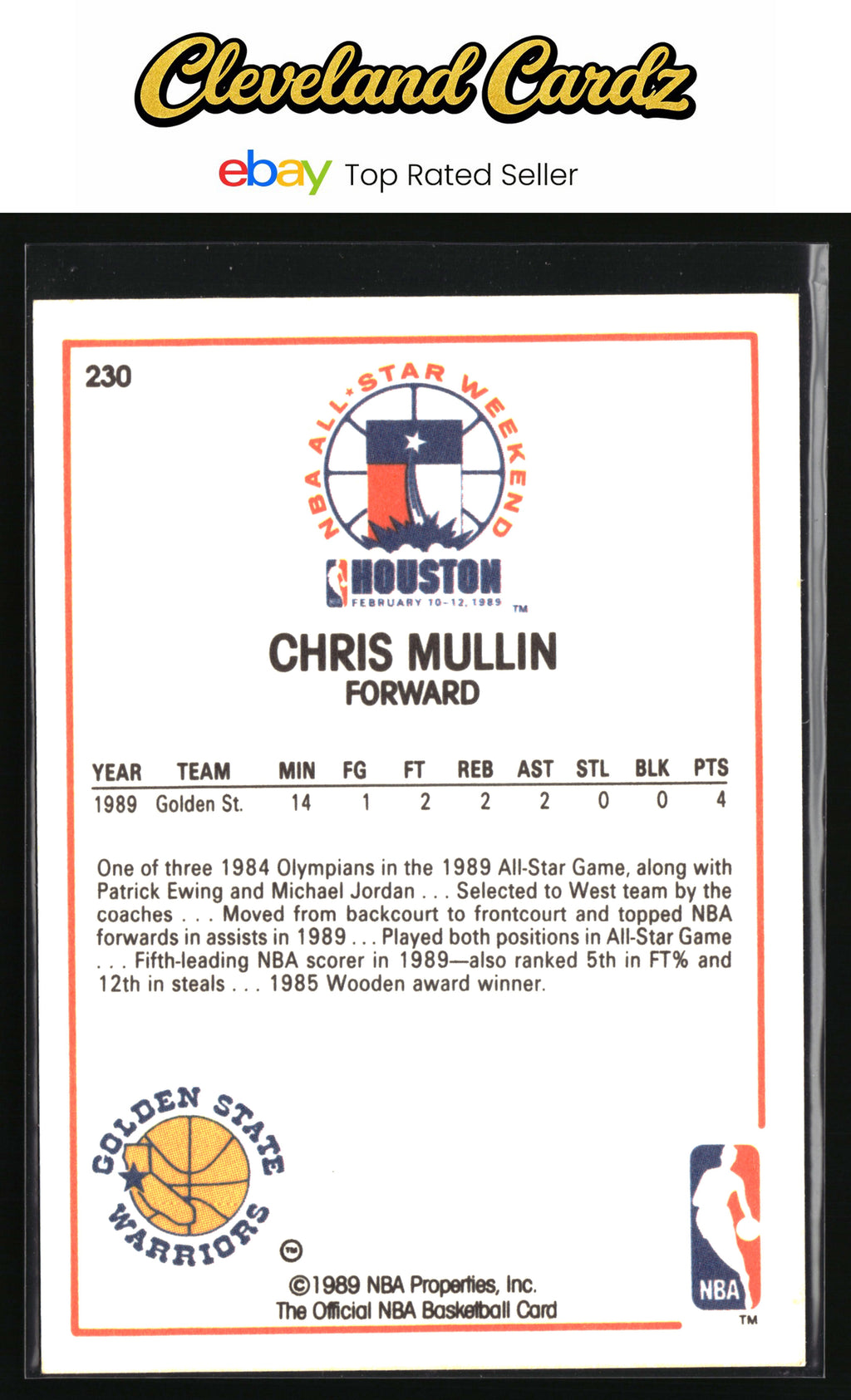 1989-90 Hoops #230 Chris Mullin