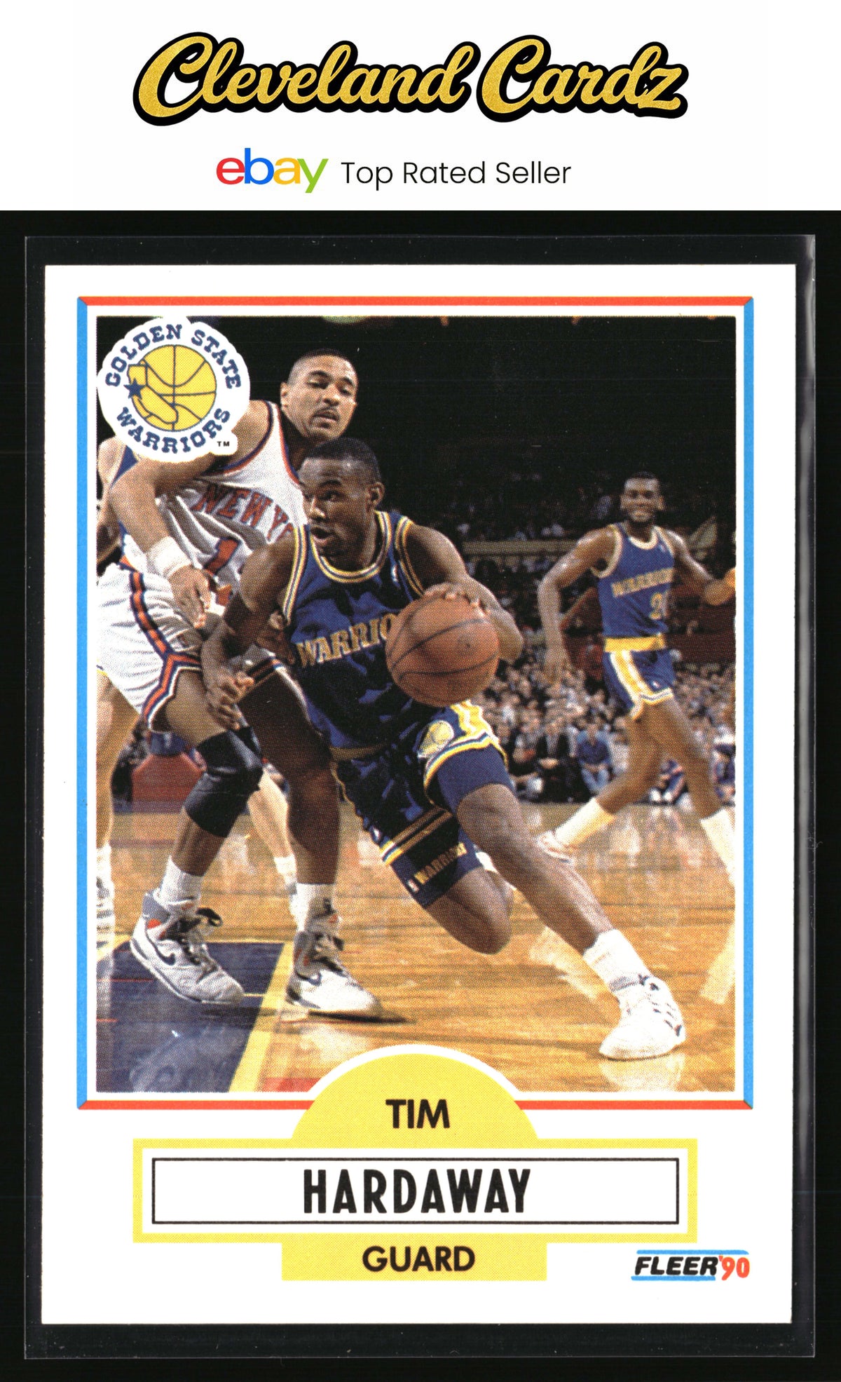 1990-91 Fleer #63 Tim Hardaway