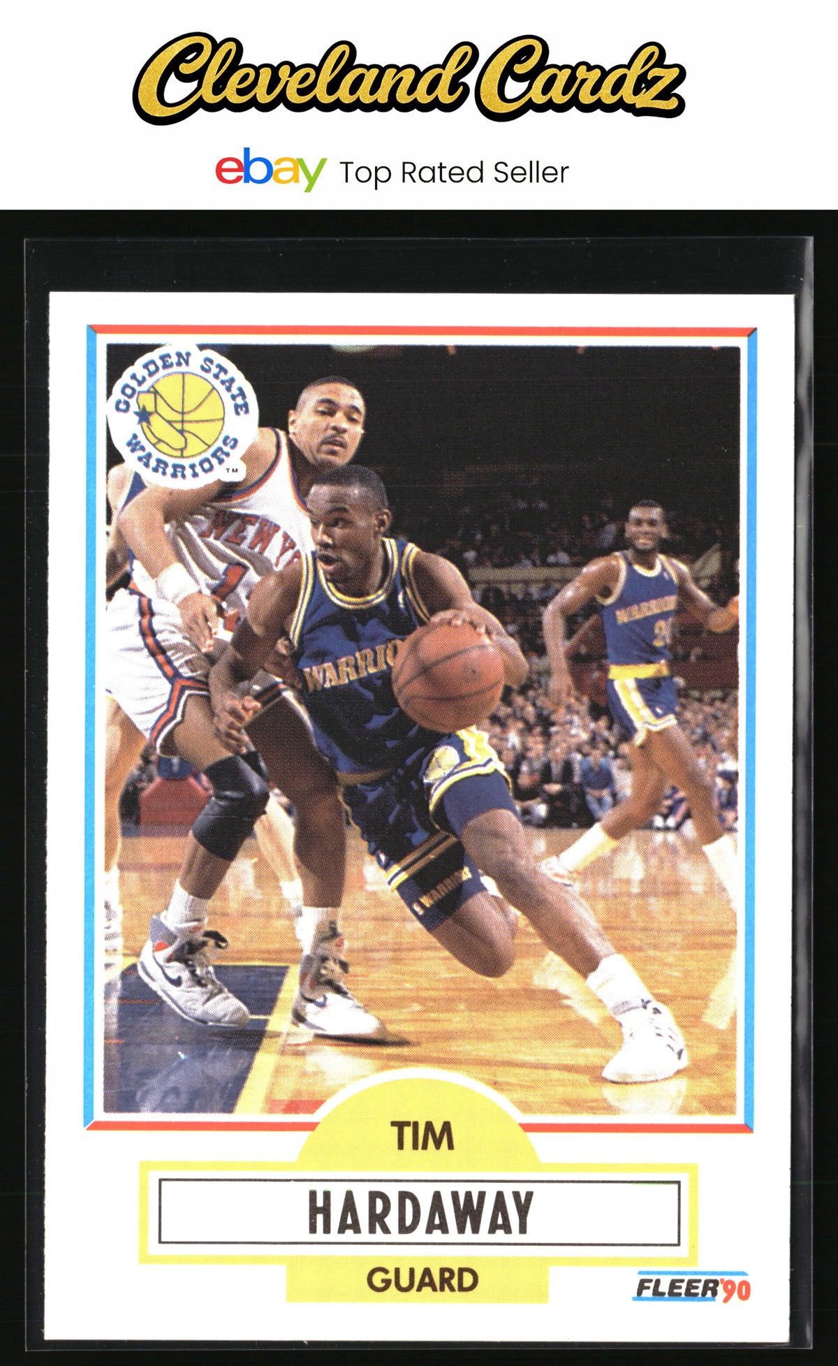 1990-91 Fleer #63 Tim Hardaway