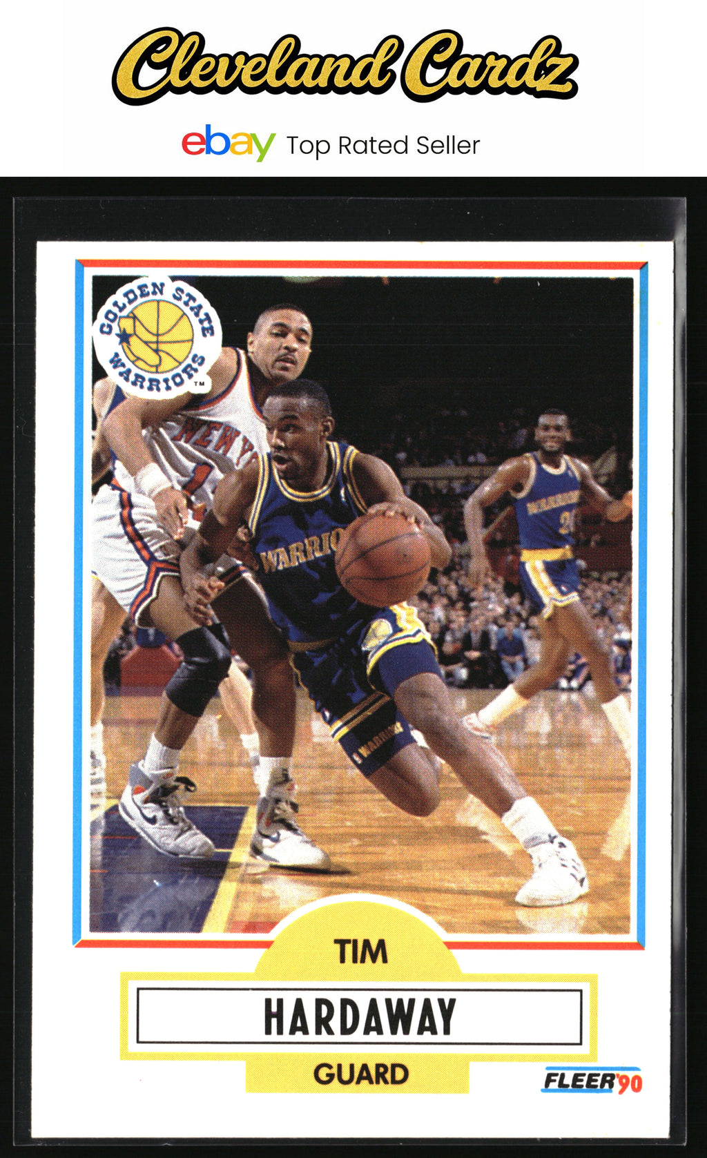 1990-91 Fleer #63 Tim Hardaway