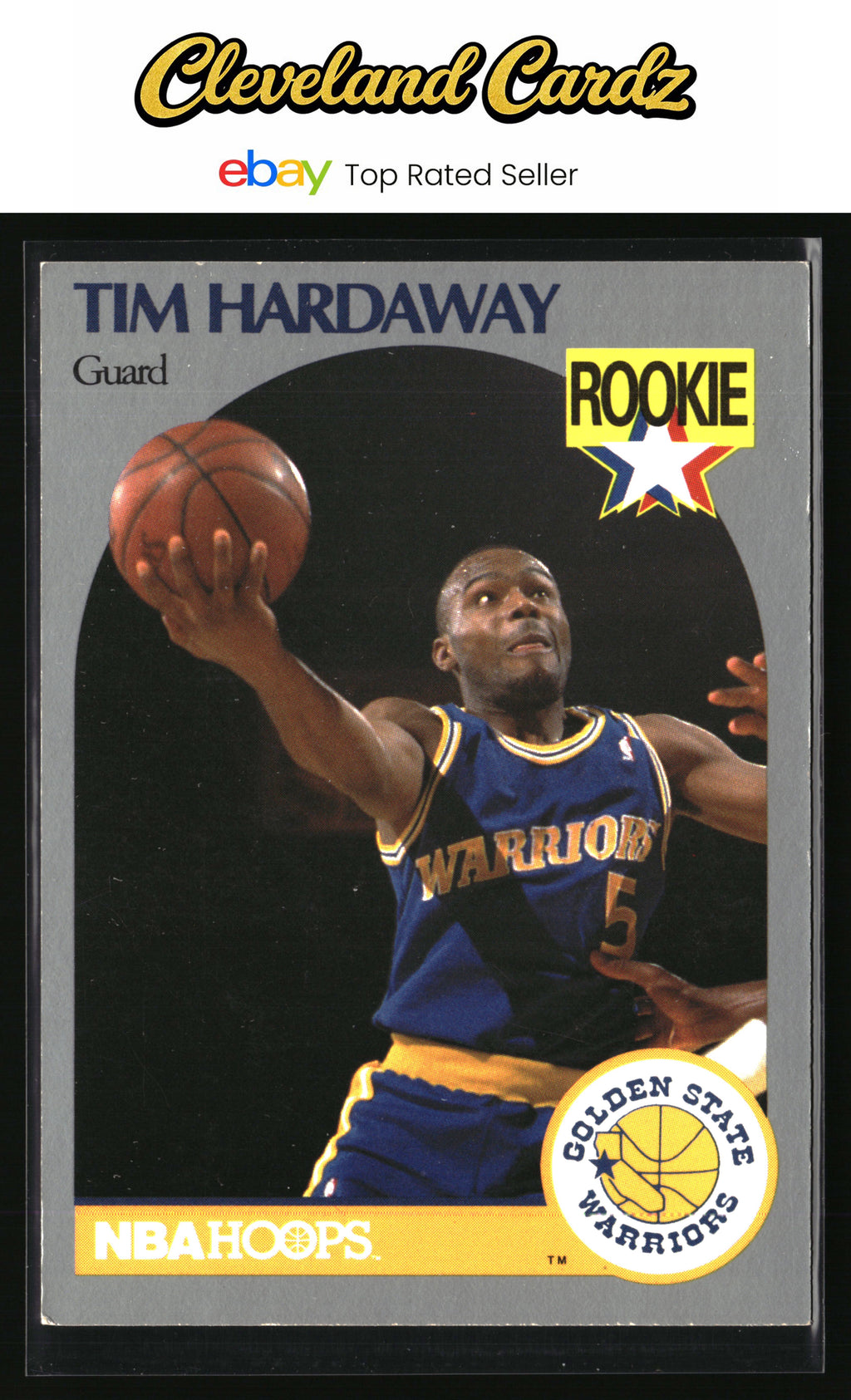 1990-91 Hoops #113 Tim Hardaway