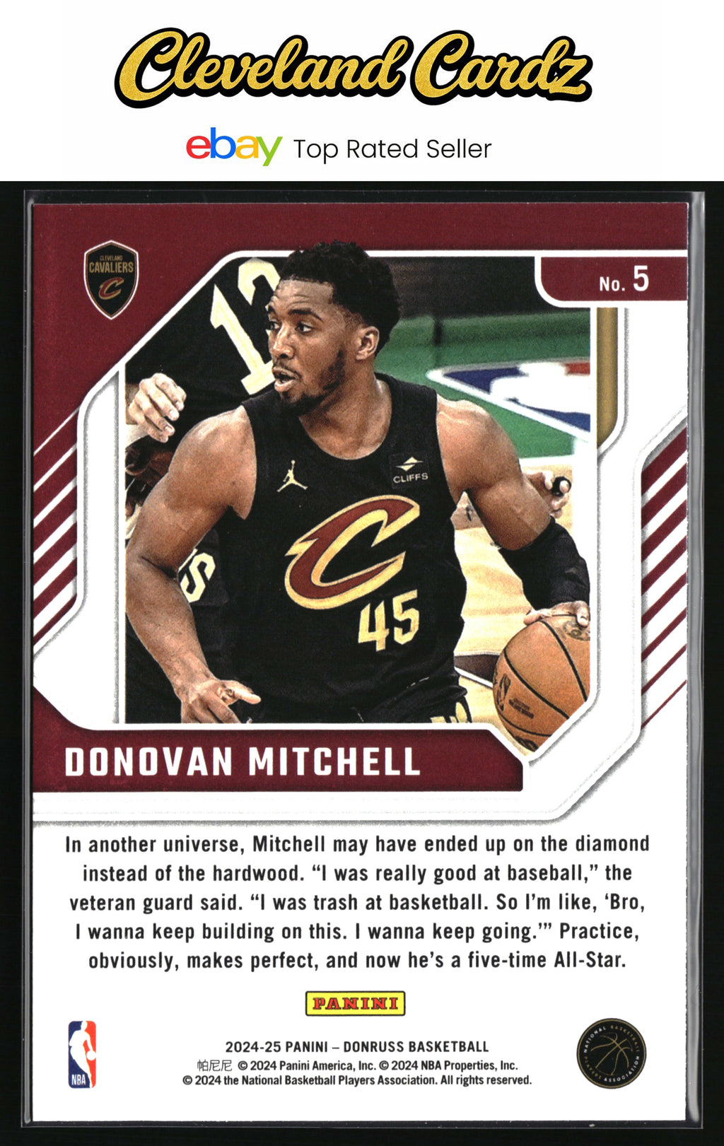 2024-25 Donruss #5 Donovan Mitchell Franchise Features