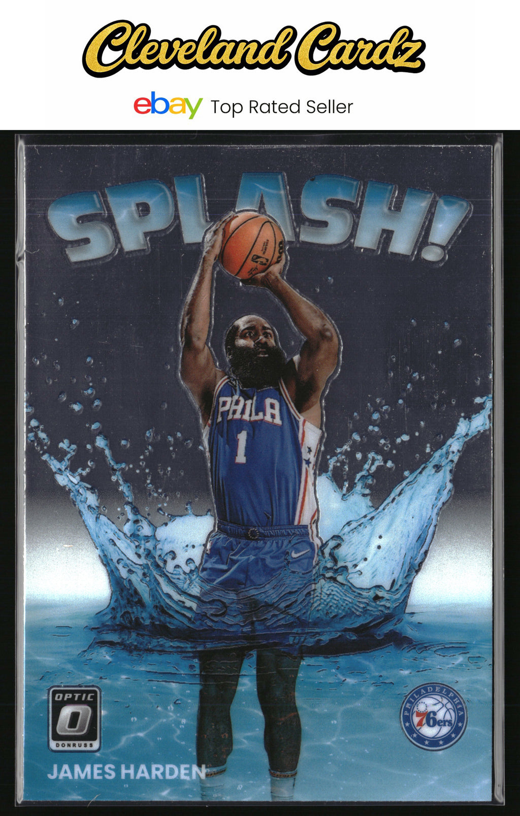 2022-23 Donruss Optic #13 James Harden Splash!