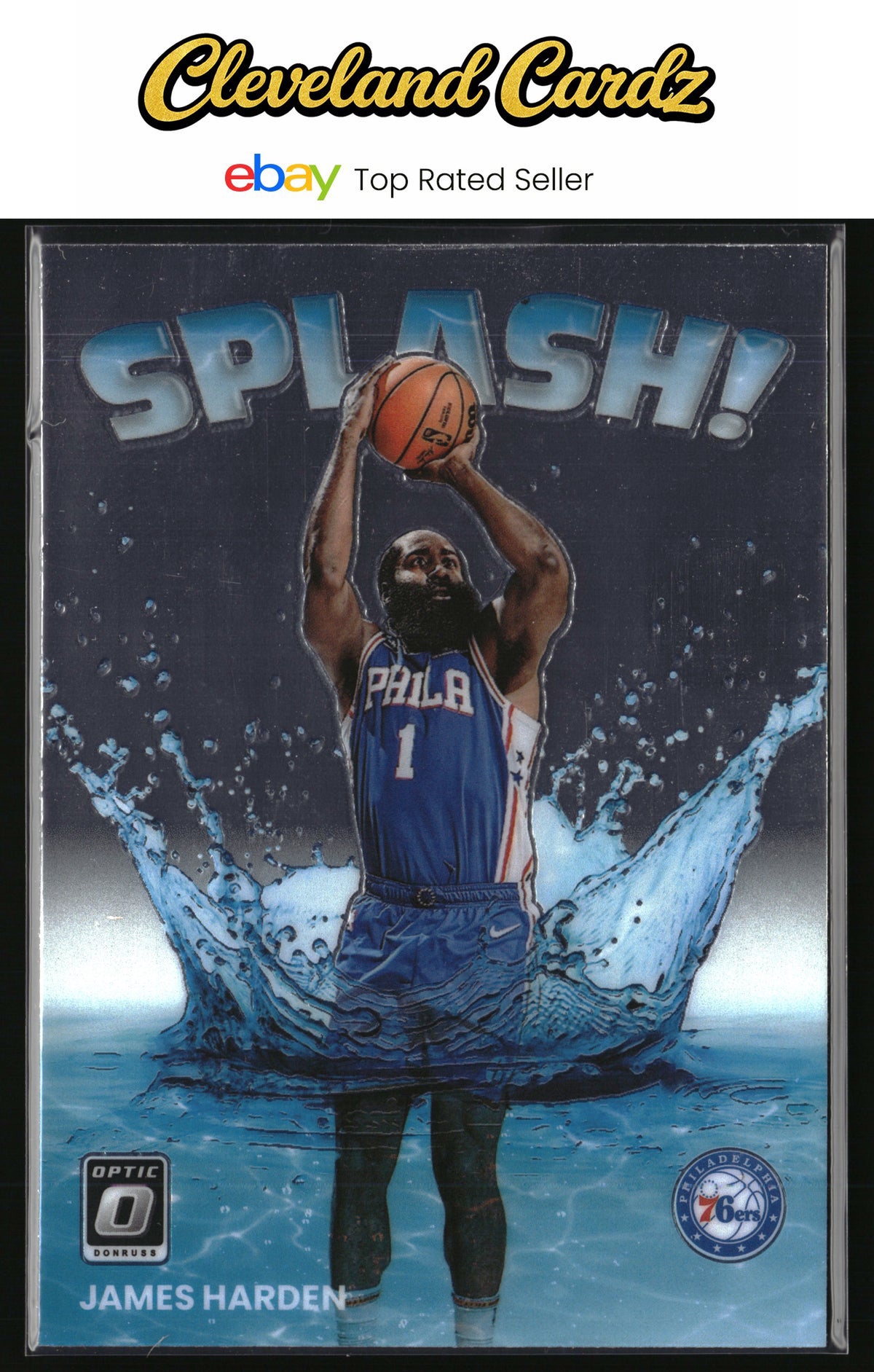 2022-23 Donruss Optic #13 James Harden Splash!