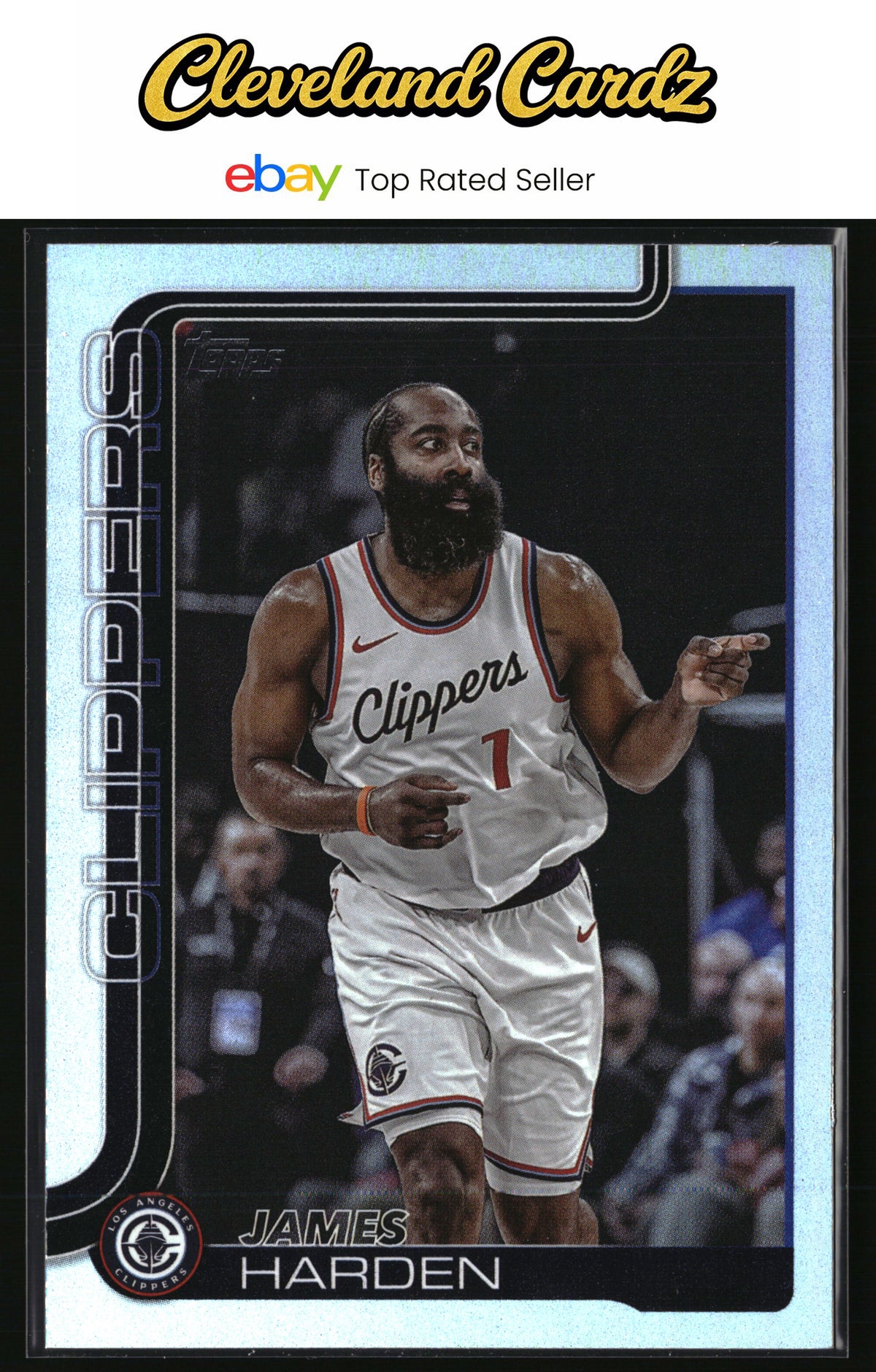 2025-26 Topps #143 James Harden Rainbow Foilboard