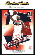 2024-25 Donruss #20 Alexandre Sarr Great X-Pectations