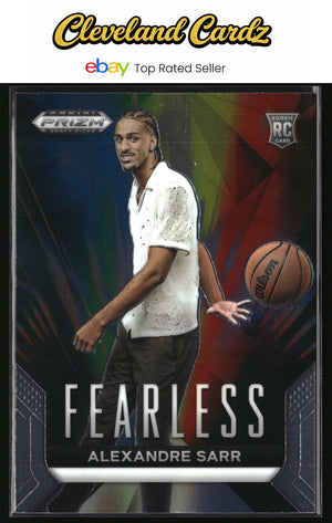 2024 Panini Prizm Draft Picks #16 Alexandre Sarr Fearless