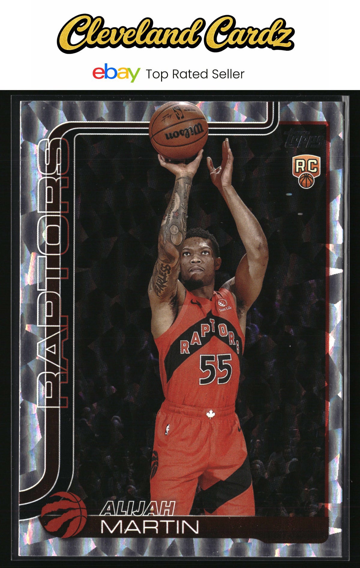 2025-26 Topps #240 Alijah Martin Crackleboard