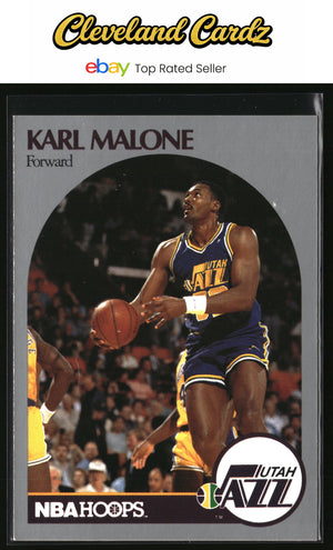 1990-91 Hoops #292 Karl Malone