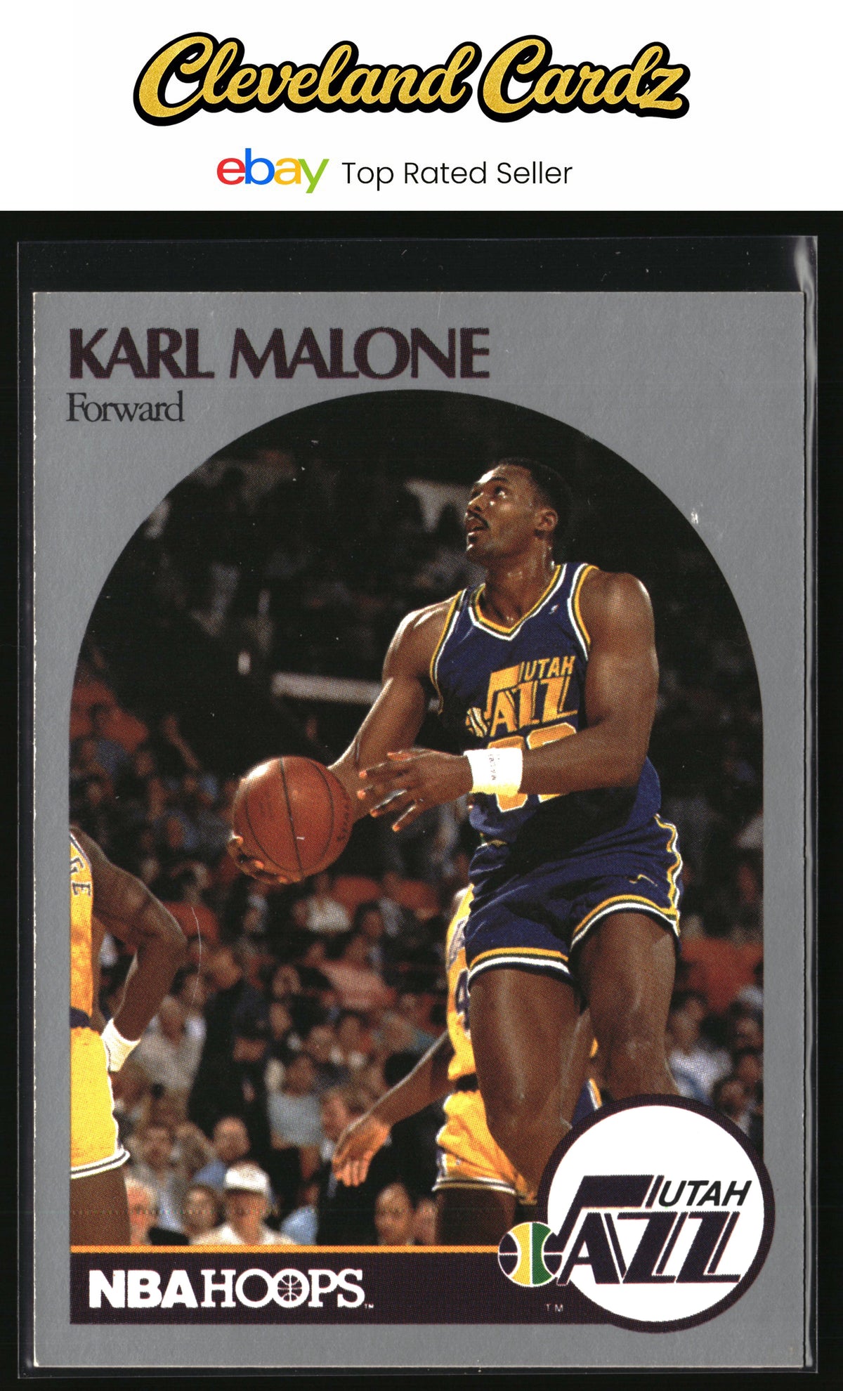1990-91 Hoops #292 Karl Malone