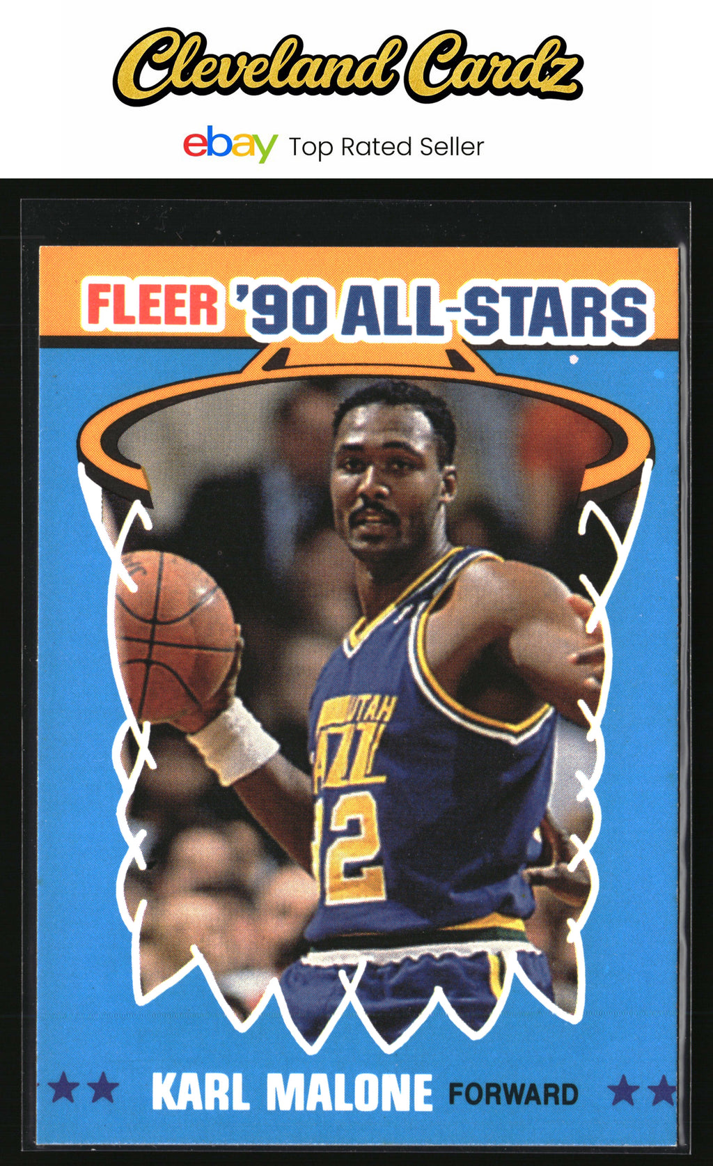 1990-91 Fleer #7 Karl Malone All-Stars