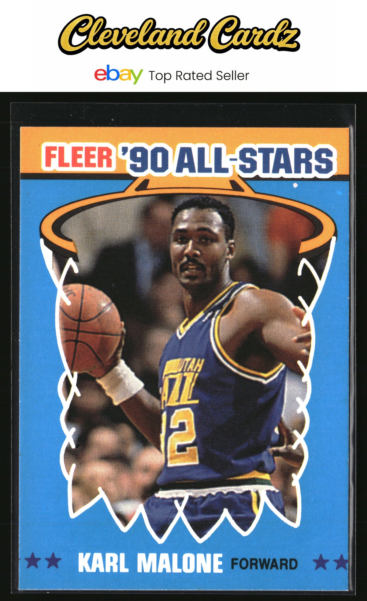 1990-91 Fleer #7 Karl Malone All-Stars