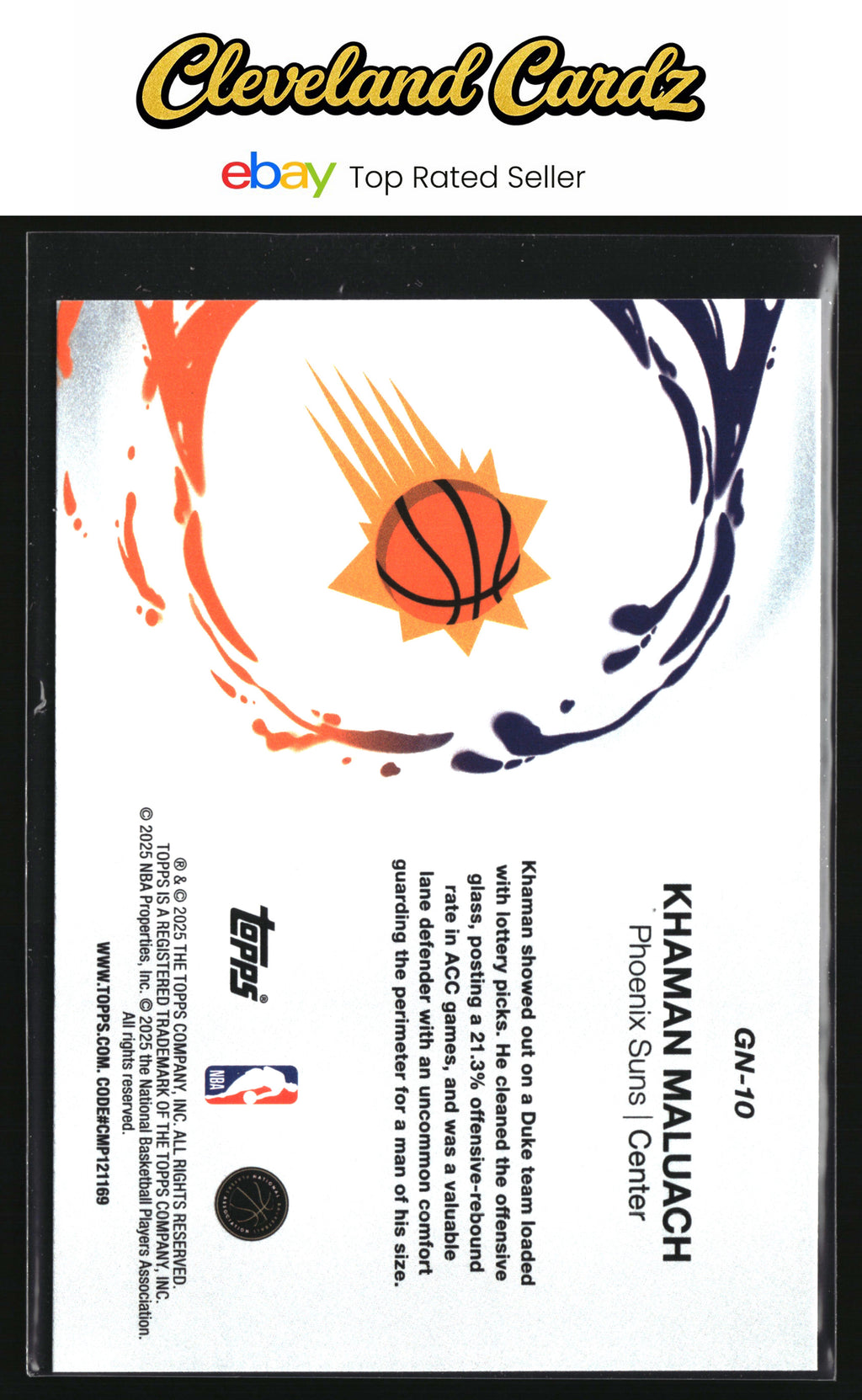 2025-26 Topps #GN-10 Khaman Maluach Generation Now