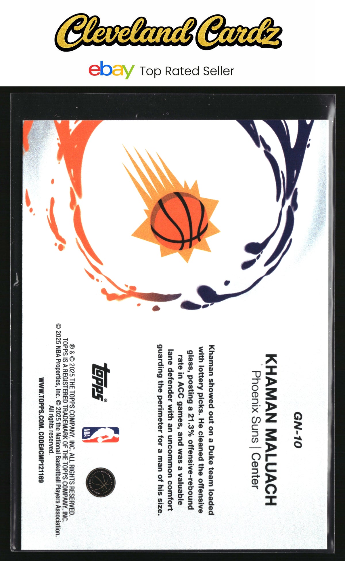 2025-26 Topps #GN-10 Khaman Maluach Generation Now