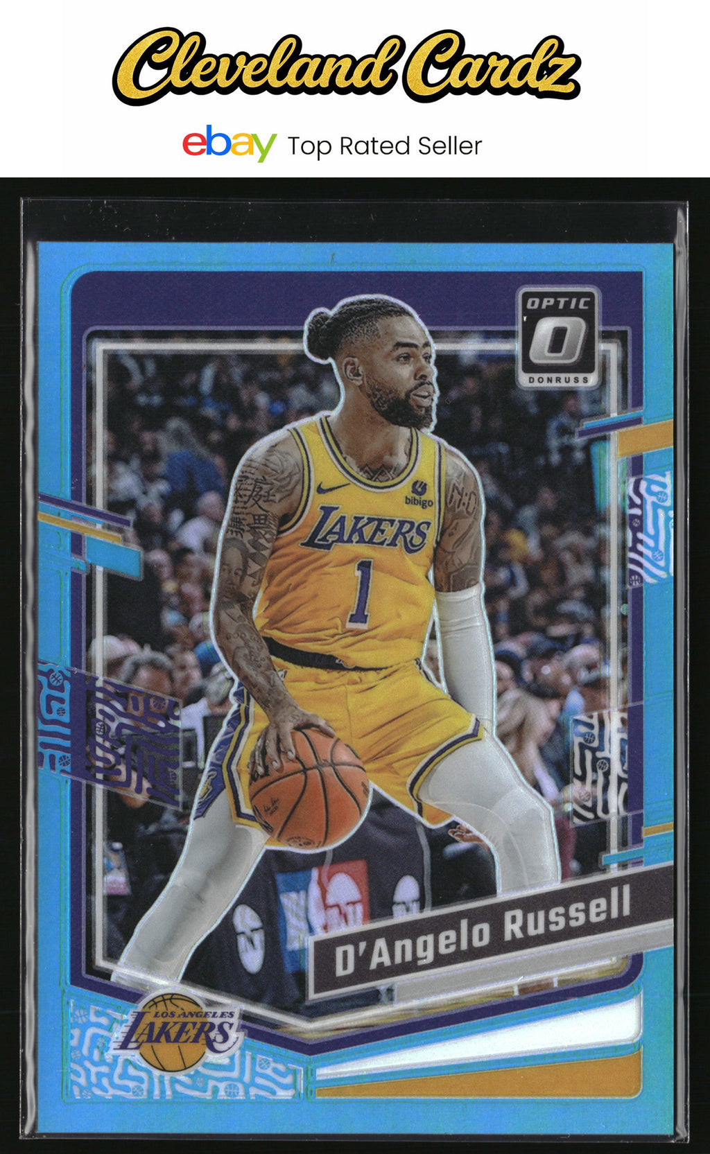 2023-24 Donruss Optic #18 D'Angelo Russell Aqua #/249