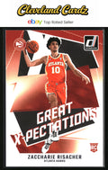 2024-25 Donruss #25 Zaccharie Risacher Great X-Pectations