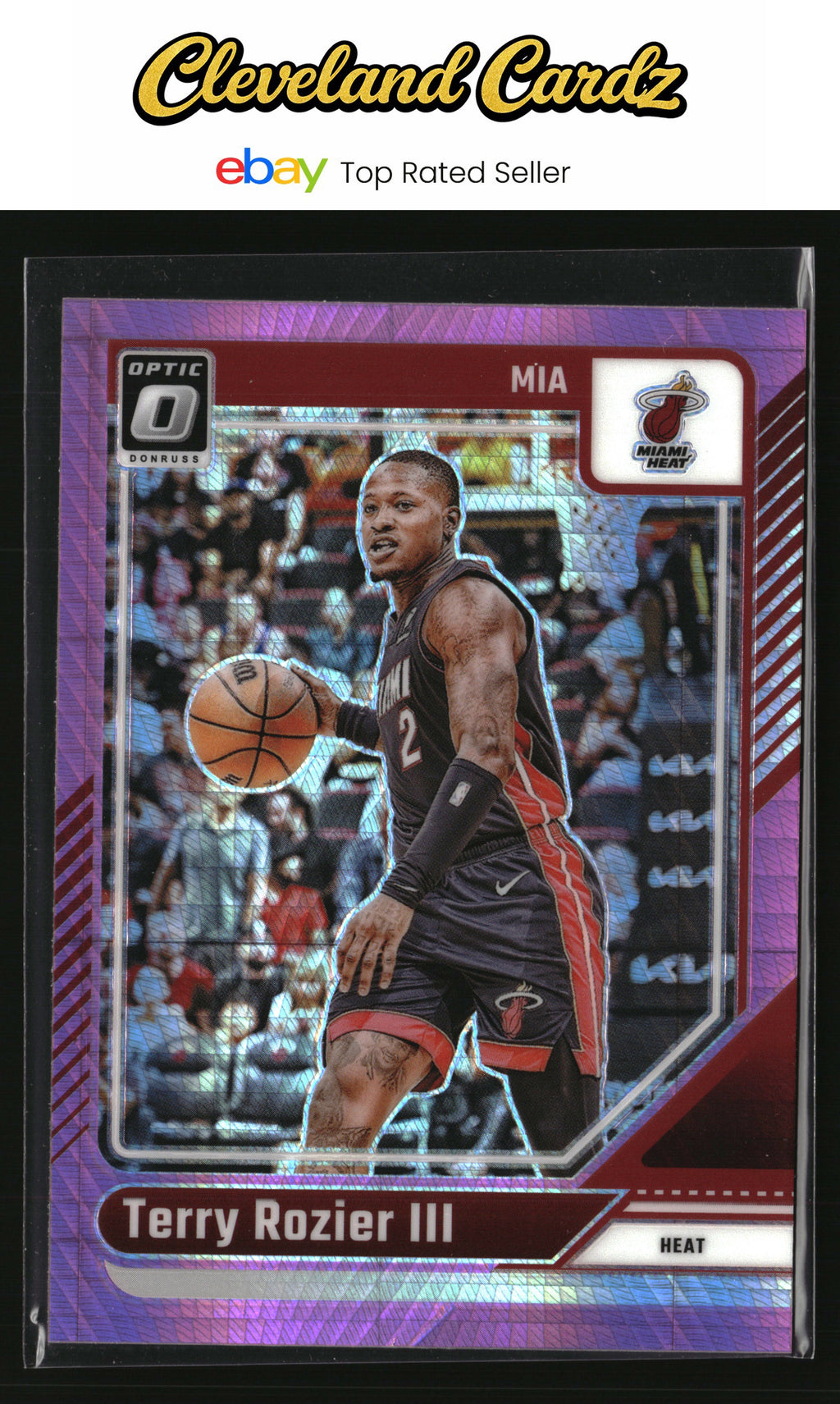 2024-25 Donruss Optic #7 Terry Rozier III Hyper Pink